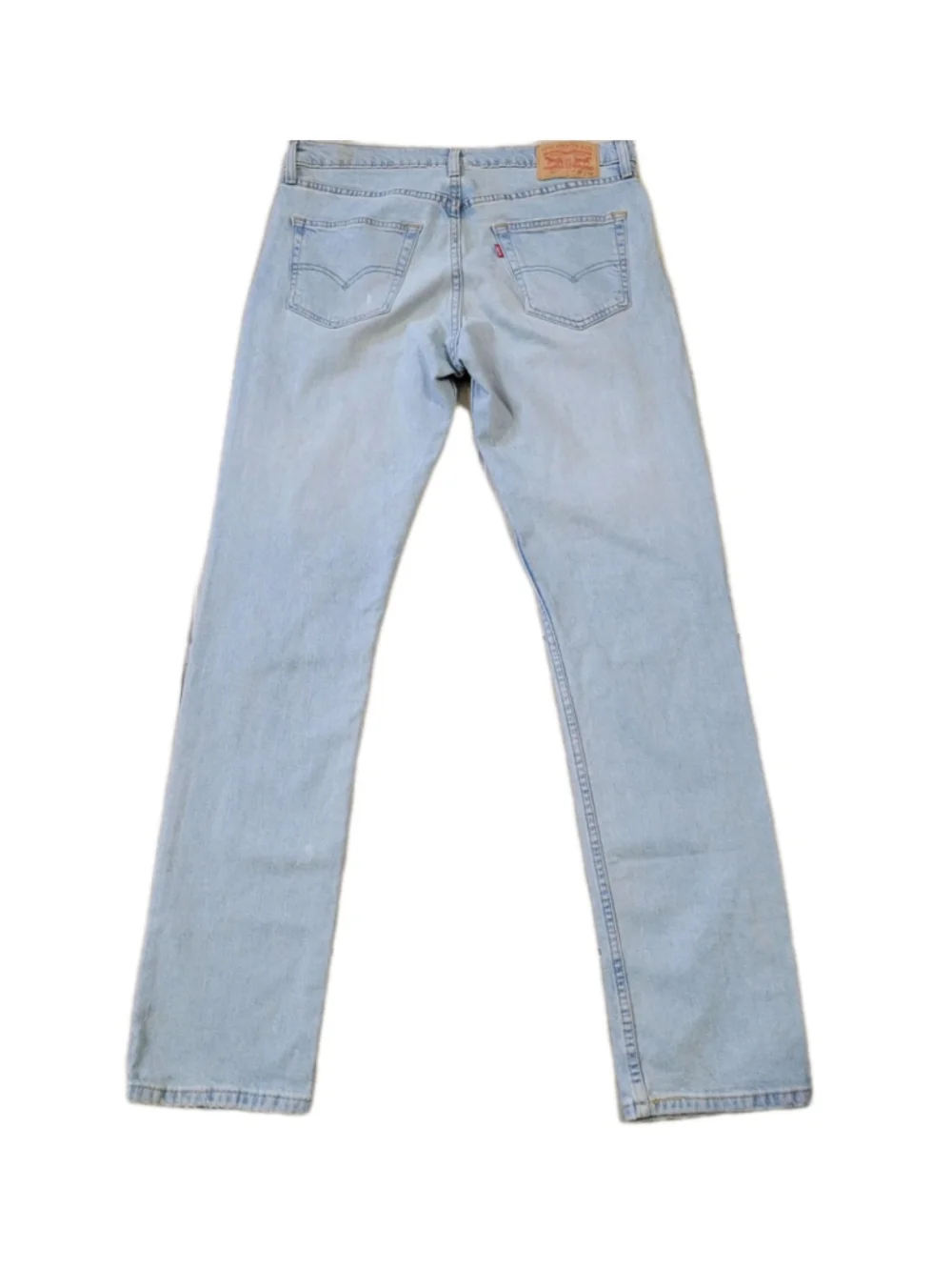 Levi's Jeans 511 Slim Straight Distressed Blue Size 34/34 Men's Excellent Cond
